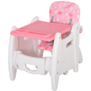 3-in-1 Pink Baby Booster High Chair