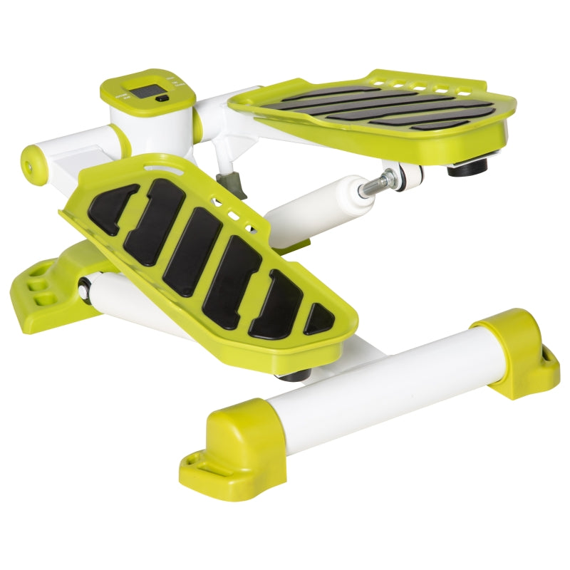 Compact Black Mini Stepper with LCD Display for Home Gym