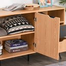 5-Compartment Elevated Storage Rack - Black & White