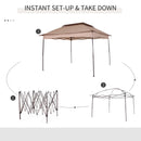 Rose Pop Up Gazebo With Netting