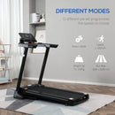 Black Folding Home Treadmill with LCD Display
