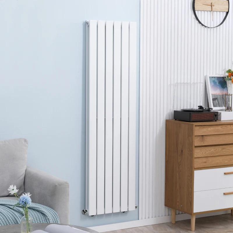White Vertical Designer Radiator - 460 x 1600 mm Double Panel Heater