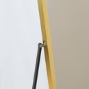 Gold Frame Full Length Mirror, 160 x 50 cm - Wall-Mounted or Freestanding Rectangle Dressing Mirror