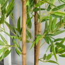 Green Artificial Bamboo Trees Set - Indoor/Outdoor Decor