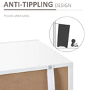 White LED Storage Cabinet with RGB Lighting, High Gloss Front - Modern Sideboard