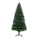 6ft White Pre-Lit Christmas Tree with 230 LEDs & Star Topper