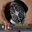 7ft Inflatable Halloween Ghost Tree with Upside-down Clown Pumpkins, LED Outdoor Display - Black