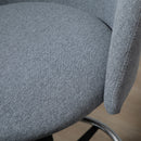 Grey Ergonomic Drafting Chair with Adjustable Height and Footrest
