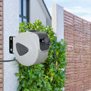 Retractable Air Hose Reel 15m+140cm, Black, 3/8" Hose Diameter, 1/4" BSP Connector, Wall Mount Auto Rewind