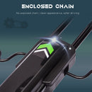 Black Metal Kids Pedal Go Kart with Adjustable Seat & Inflatable Tyres