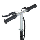 Black Electric Ride-On Scooter Toy with 120W Motor and 2 x 12V Battery