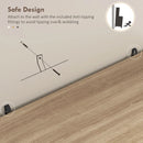 White 2-Door Kitchen Storage Cabinet, Freestanding Pantry Cupboard