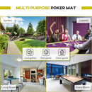 Folding Poker Table 1.85m for 8 Players - Blue