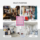 39-Drawer Rose Red Plastic Storage Cabinet, 38x16x47.5 cm