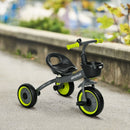 Black Kids Trike with Adjustable Seat, Basket & Bell - Ages 2-5