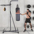 Black Freestanding Boxing & Speed Ball Station