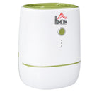 Compact 220ML/Day Dehumidifier - Quiet Operation, Auto Shut Off - White