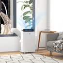 Portable 14,000 BTU Air Conditioner - WiFi Smart Home, Dehumidifier, Fan, 24H Timer - White