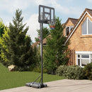 Adjustable Freestanding Basketball Hoop - Black, 2.35-3.05M