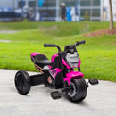 3-in-1 Pink Toddler Trike with Headlight, Music & Horn