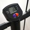 Compact Black Stepper with Resistance Bands and LCD Display