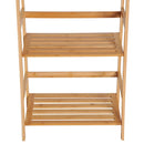 4-Tier Bamboo Ladder Bookshelf, Natural Wood, 48x31.5x120cm