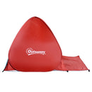 Red Portable Beach Tent