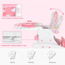 3-in-1 Pink Baby Booster High Chair