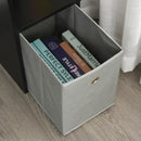 Black Computer Desk with Sliding Keyboard Tray & Storage Drawer