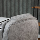 Grey Ergonomic Office Chair with Armrests & Adjustable Height