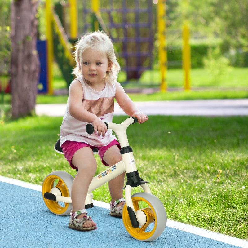 8" Orange Balance Bike for Kids with Adjustable Seat and EVA Wheels
