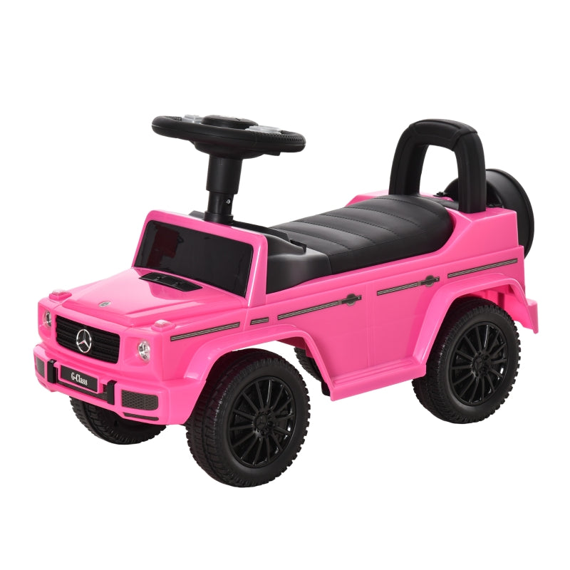 Kids Pink 3-in-1 Licensed Ride-On Slider - Toddler Push Car 12-36 Months