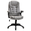 Grey Ergonomic Office Chair with Armrests & Adjustable Height