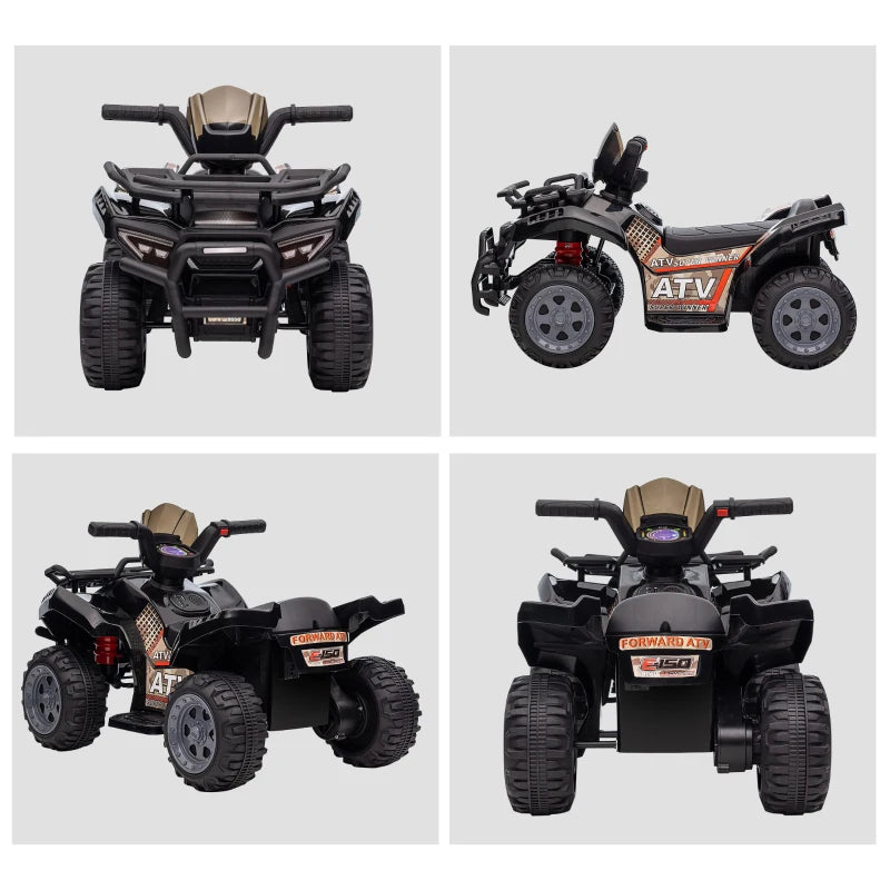 Blue Kids Ride-on ATV Car with Working Headlights
