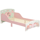 Kids Pink Toddler Bed Frame for Ages 3-6 Years