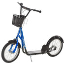 Blue Kids Scooter with Adjustable Handlebars - Ages 5-12