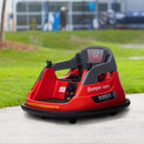 Red 360° Spin Electric Bumper Car for Kids 1.5-5 Years