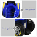 Yellow and Blue Toddler Sound Quad Bike Walker