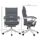 Massage Office Chair with Heat and Footrest
