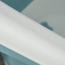 Blue Folding Baby Bath Tub for Toddlers Kids with Non-Slip Pads - Portable & Top Cover - 1-12 Years