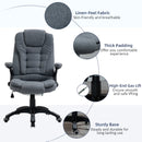 Dark Grey Ergonomic Office Chair with Armrests & Adjustable Height