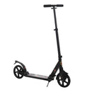 Black Folding Kick Scooter with 2 Big Wheels for Teens and Adults 14+