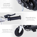 Black Electric Ride-On Scooter Toy with 120W Motor and 2 x 12V Battery