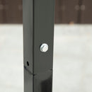 Adjustable Basketball Hoop Stand with Sturdy Backboard - Blue