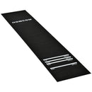Rubber Dart Mat for Home and Club Use - 4 Throwing Distances - Black