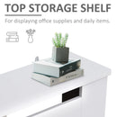 White Painted Wooden Radiator Cover - Modern Home Furniture (Small)