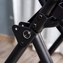 Foldable Inversion Table, Black Back Therapy Bench with Ankle Cushions