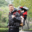Red Baby Hiking Backpack Carrier with Hip Seat & Rain Cover