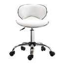 White Adjustable Swivel Salon Chair for Spa and Technician