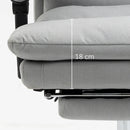 Grey Ergonomic Office Chair with Massage and Heating